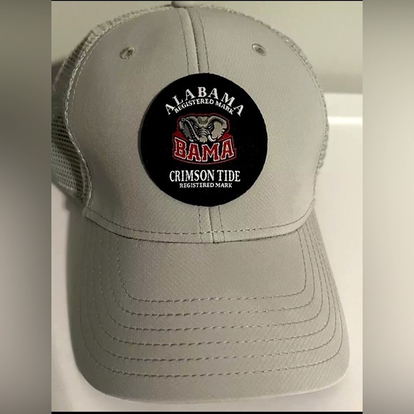Alabama Crimson Tide Top of‎ the World Potter Circle Trucker Snapback Hat - Gray - Picture 1 of 3